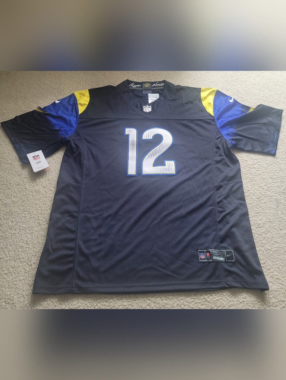 Los Angeles Rams Puka Nacua #12 Stitched Nike NFL Jersey Men 3XL